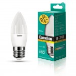 диодн/лампа   LED10 - С35/830/E27 Camelion (10 Вт,220В,свеча 90Вт)11830