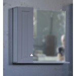 Зеркало-шкаф "Клео-70" Грей софт (серый) 700*670*170мм