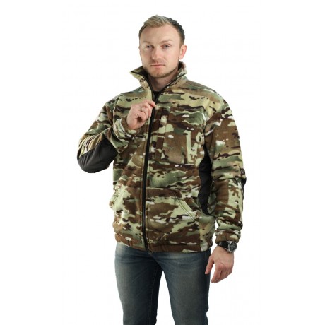 Куртка флисовая МИЛИТАРИ (расцветка КМФ в ассортименте (48-50)