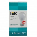 Лампа светодиодная LED 11вт E27 белый ECO 17437
